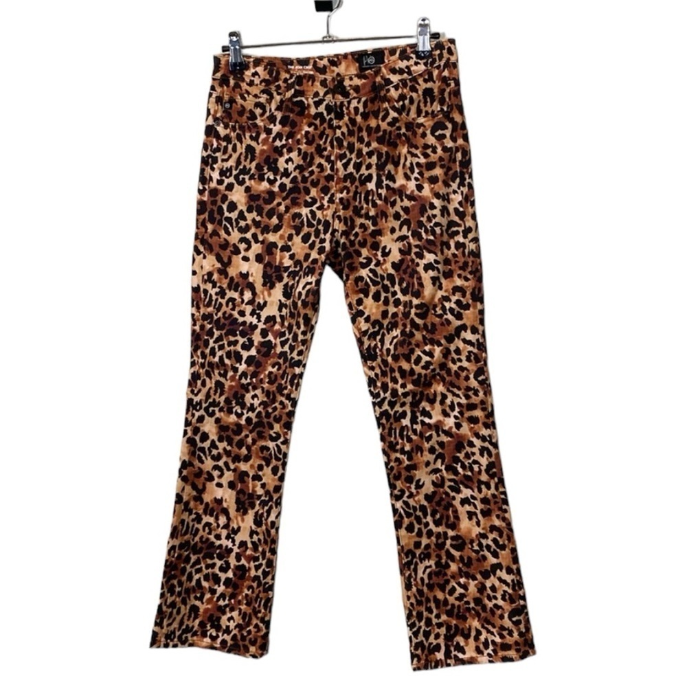 AG jeans jodi crop leopard print